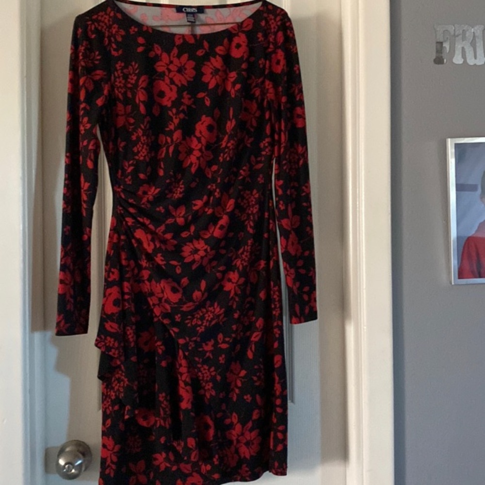 ♥️💄👠NWOT Ralph Lauren Chaps Polyester blend dress, flattering on all figures!